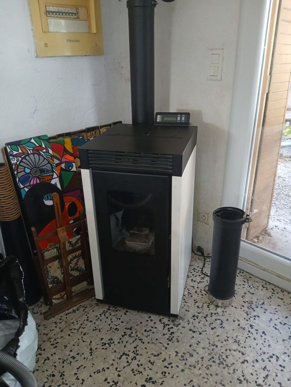 Poele a granule 6kw 8kw Marina Bricolage