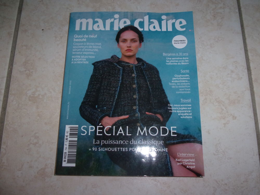 Magazine Marie Claire N&deg; 794 - Octobre 2018 Livres et BD