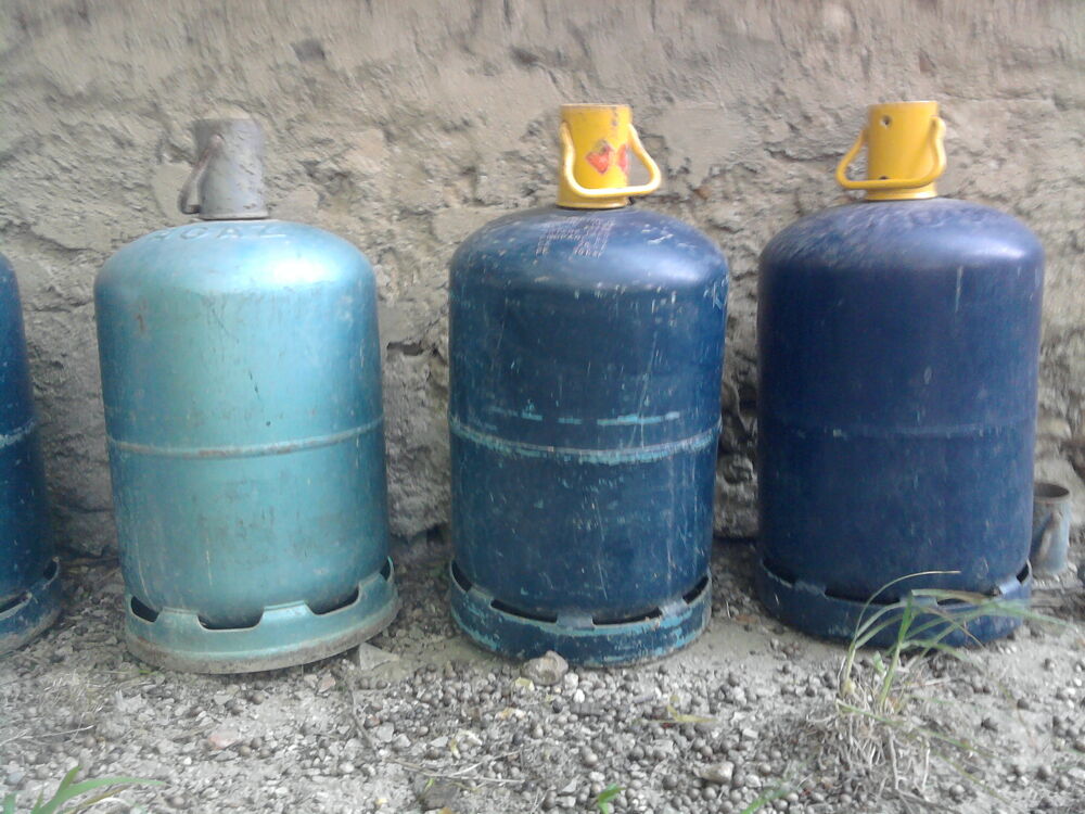 bouteilles de gaz vide embout Jardin