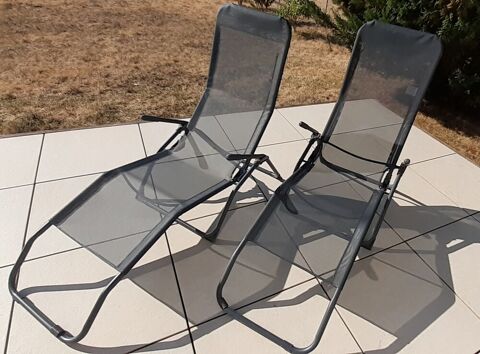Chaises longues pliables de jardin 45 Limey-Remenauville (54)