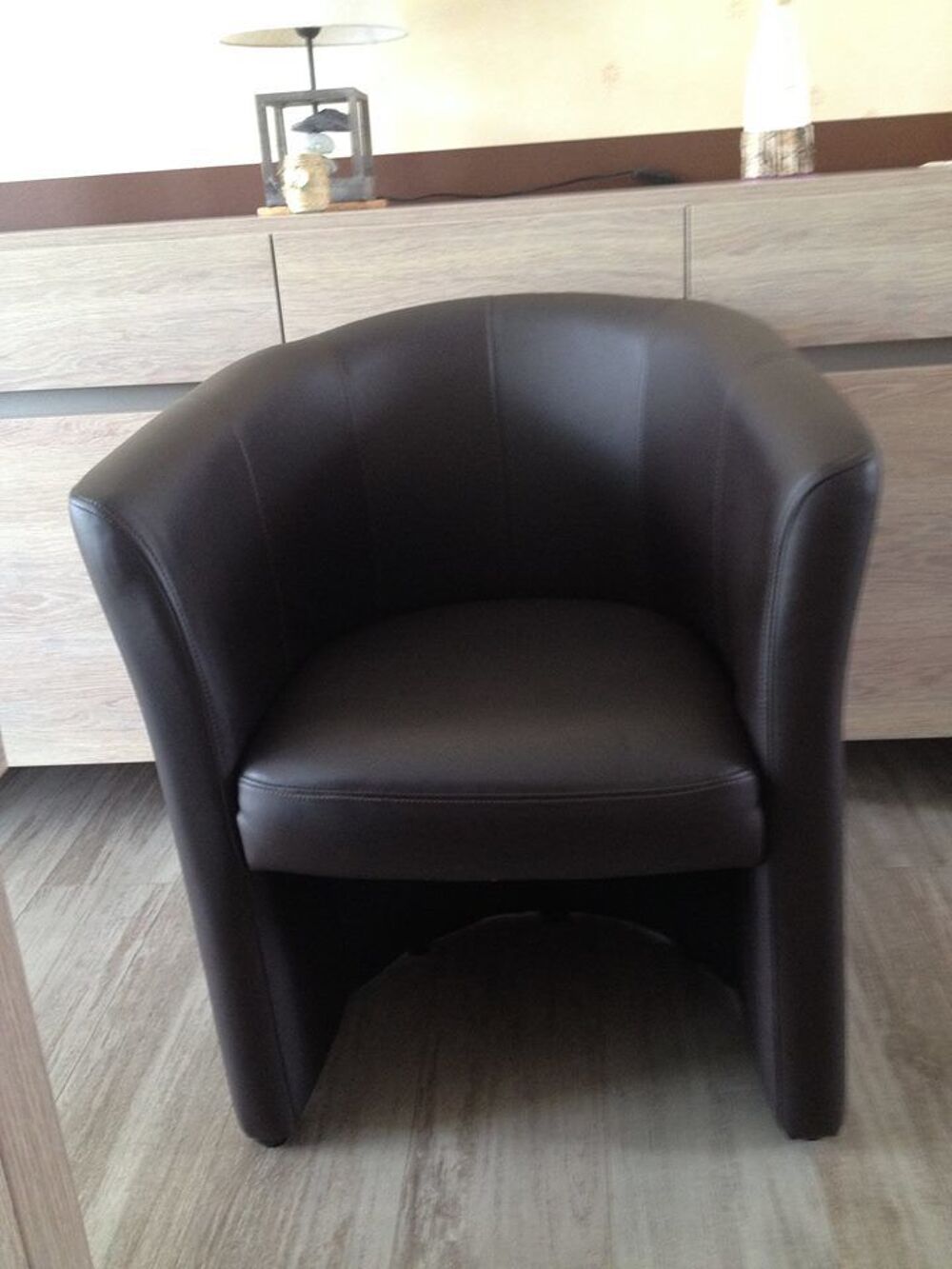 fauteuil crapaud marron Meubles