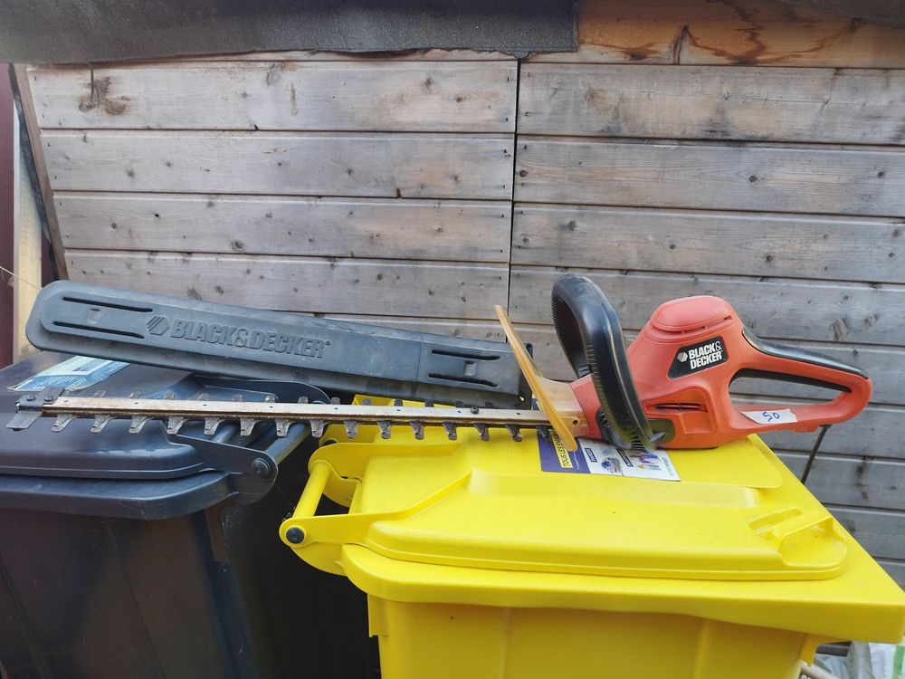Taille-haie Black &amp; Decker - GT6030 - 650W - Lame 60 cm Bricolage