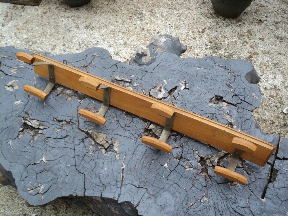 Ancien Porte-Manteau Bois Vintage. Meubles
