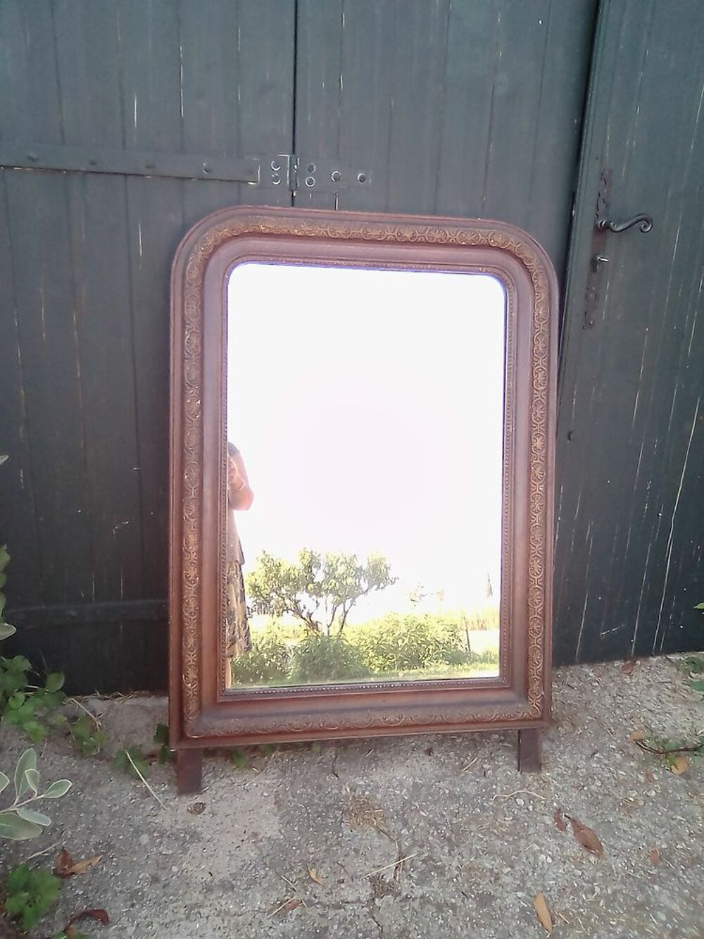 miroirs anciens cadres en bois en bois Dcoration