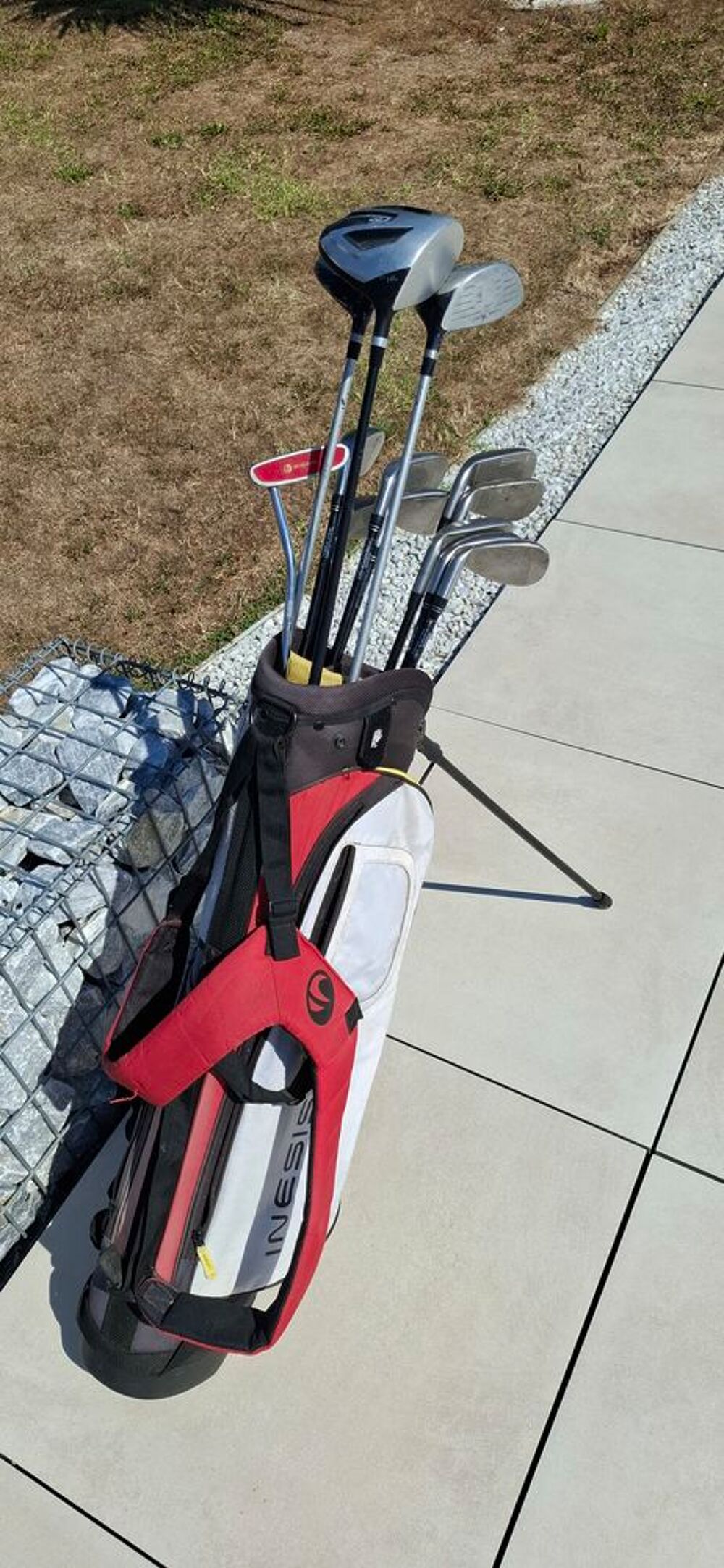 Clubs de golf + sac de transport Sports