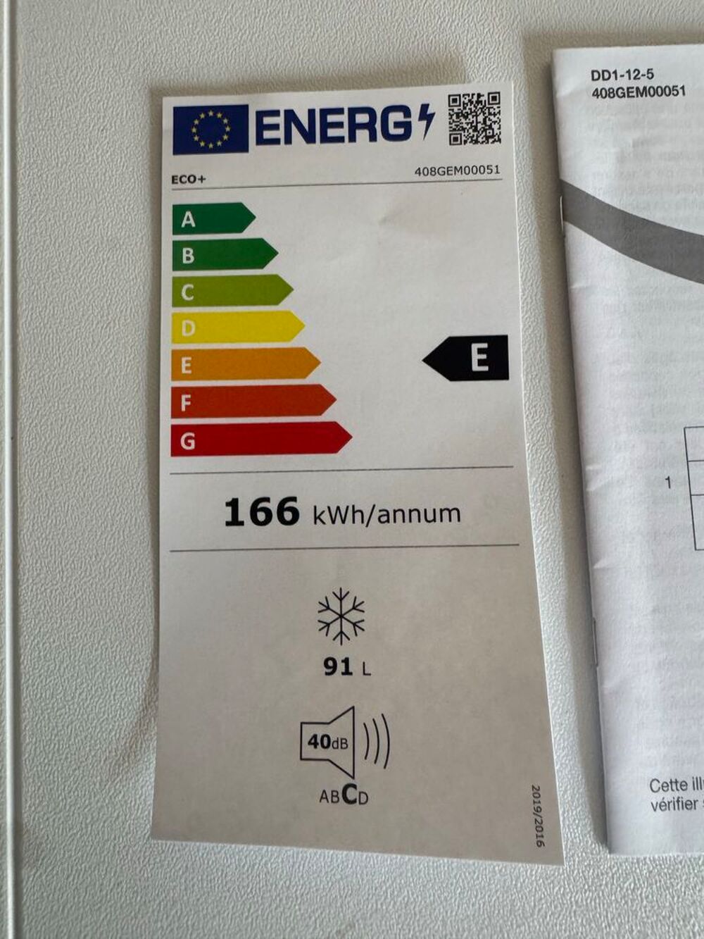 Cong&eacute;lateur - 91L - 4 Tiroirs - Tr&egrave;s bon &eacute;tat Electroménager
