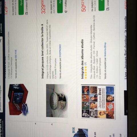 integrale de Jacques Brel 200 Fontenay-sous-Bois (94)