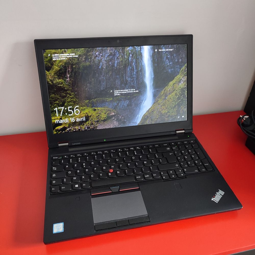 Pc portable Intel Core i7, 16Go Ram, SSD Lenovo ThinkPad 15p Matériel informatique