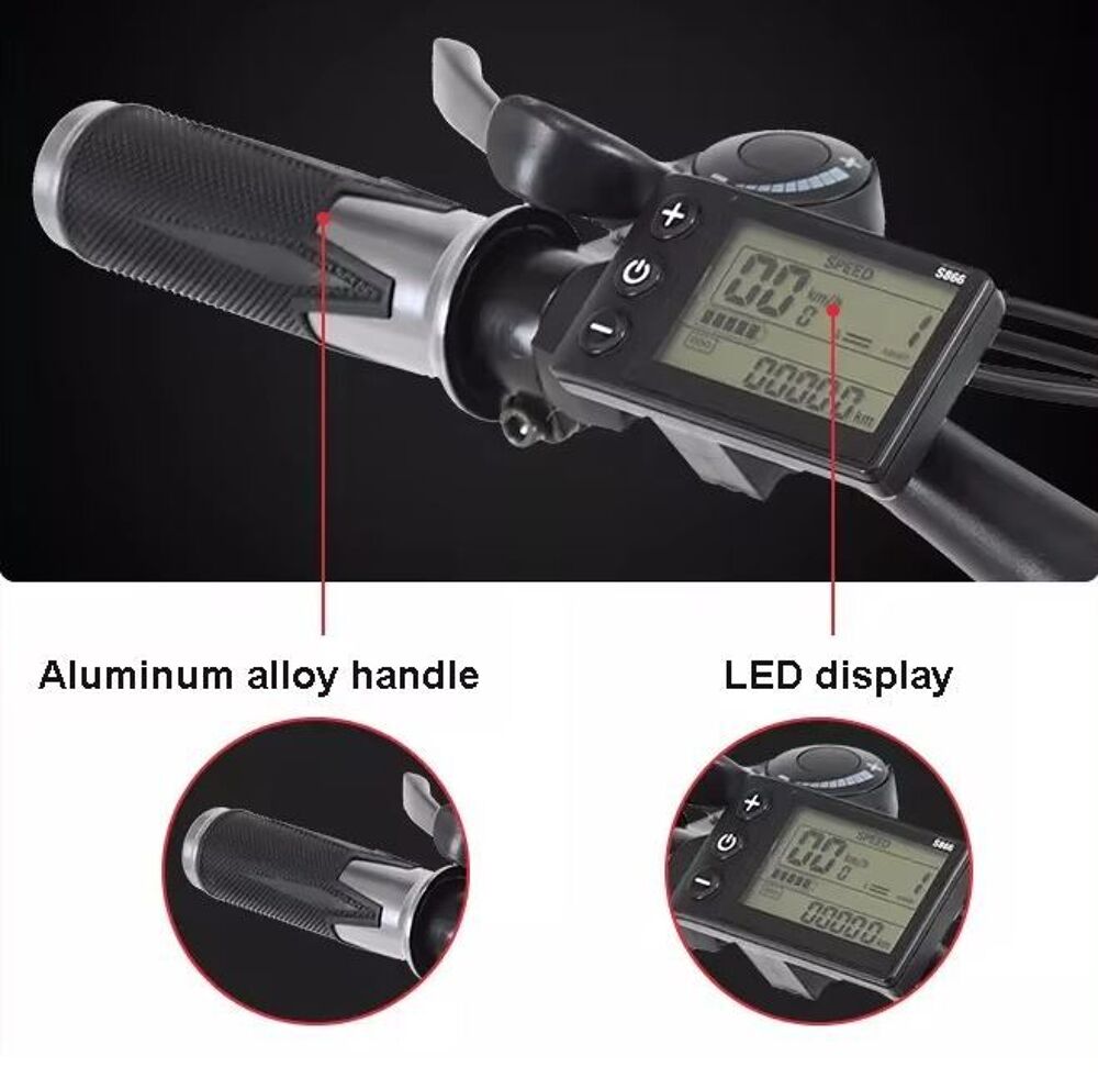 VELO ELECTRIQUE NEUF 1000W Batterie 48V17 - Valeur Neuf 1350 Vélos