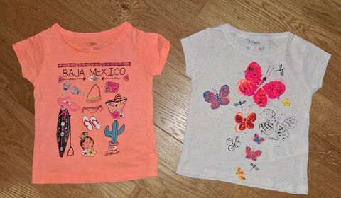 Lot deux t-shirt manches courtes 3 ans marque Longboard 6 Villiers (86)
