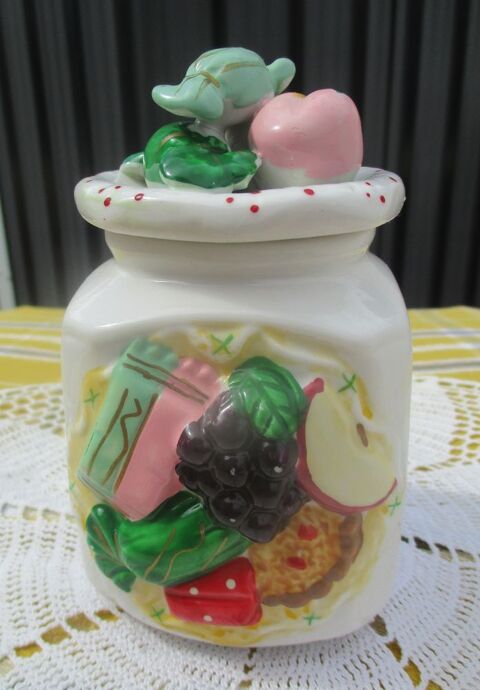 Bonbonnire et/ou Sucrier Forme  Carre  & Couvercle Assorti 6 La Fert-Alais (91)