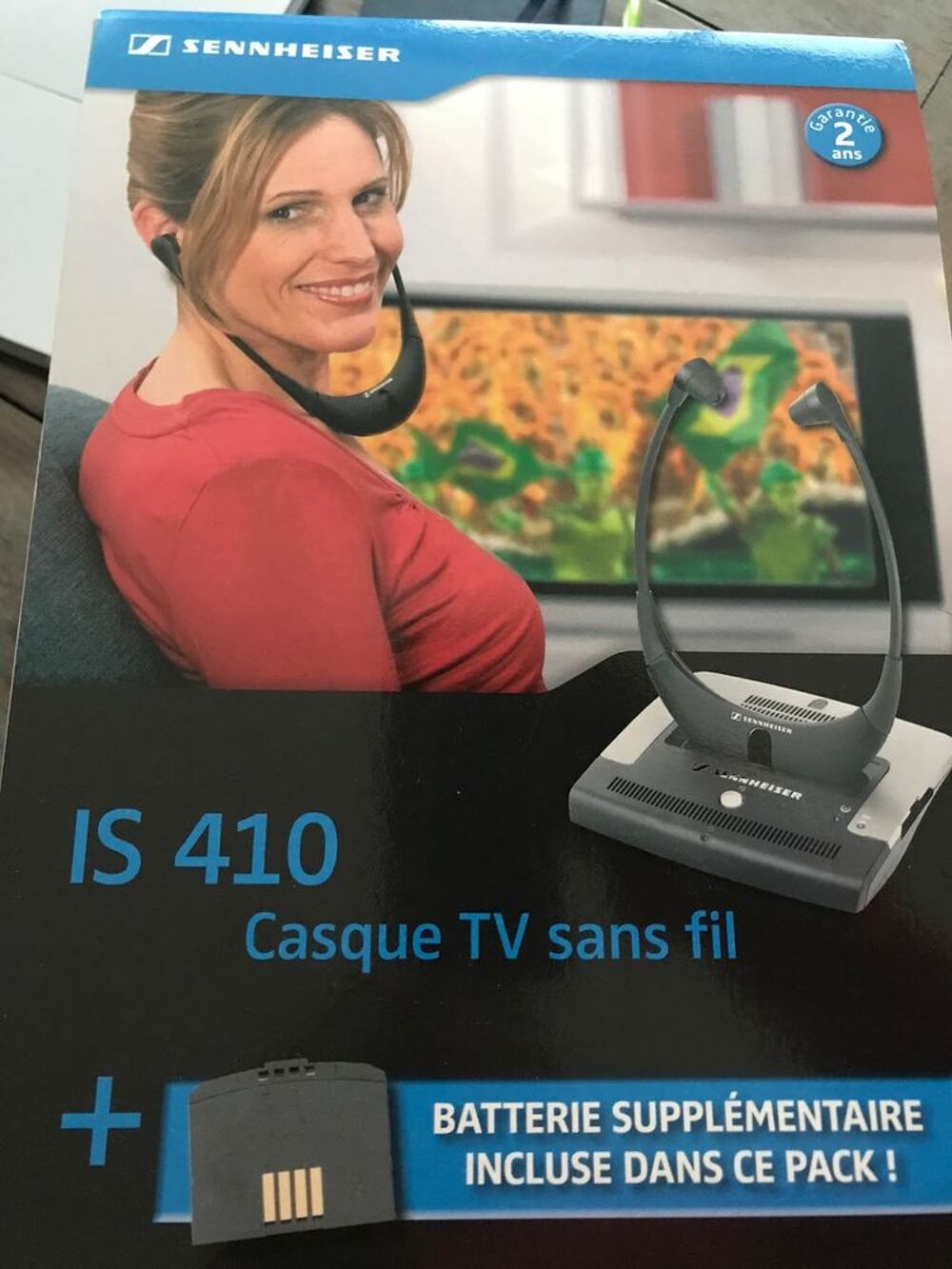 Casque TV Sennheiser sans fil IS410 + BA300 Photos/Video/TV