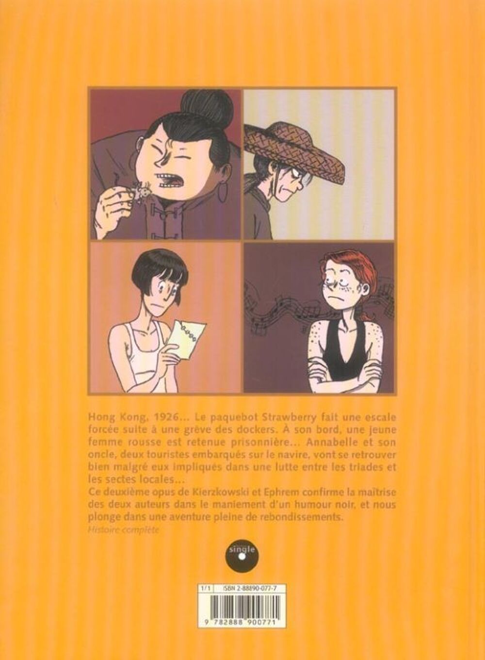 Escales 2. Hong Kong 1926 Kierzkowski et Ephrem chez Paquet Livres et BD