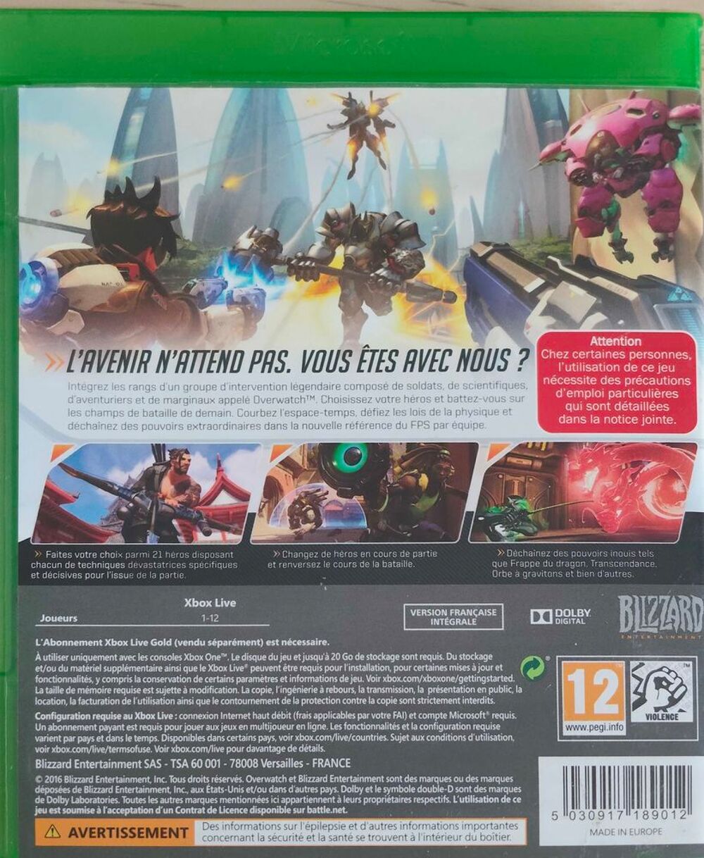 Overwatch Consoles et jeux vidéos