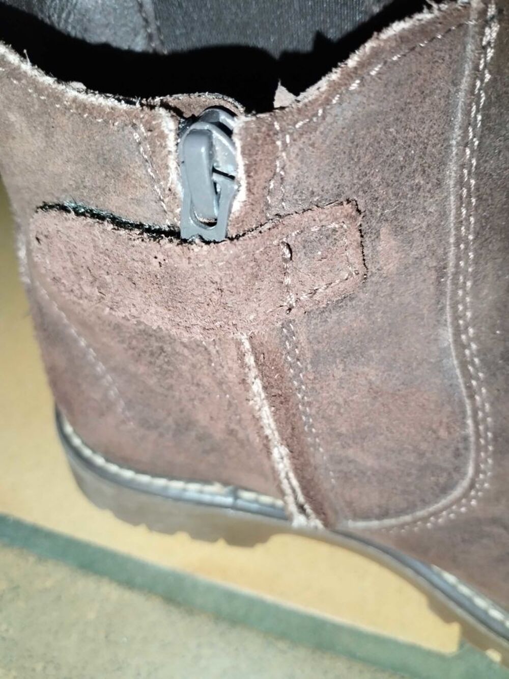 Bottines enfant pointure 34 cuir marron Chaussures enfants