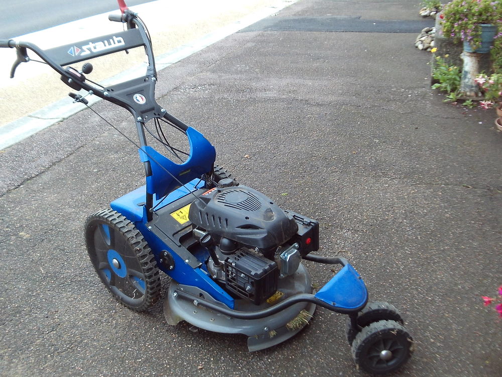 Tondeuse &agrave; gazon Staub bleue Bricolage