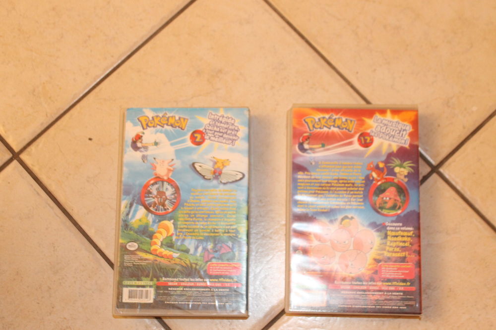 Cassettes pokemon vintage dessin anim&eacute; manga
DVD et blu-ray