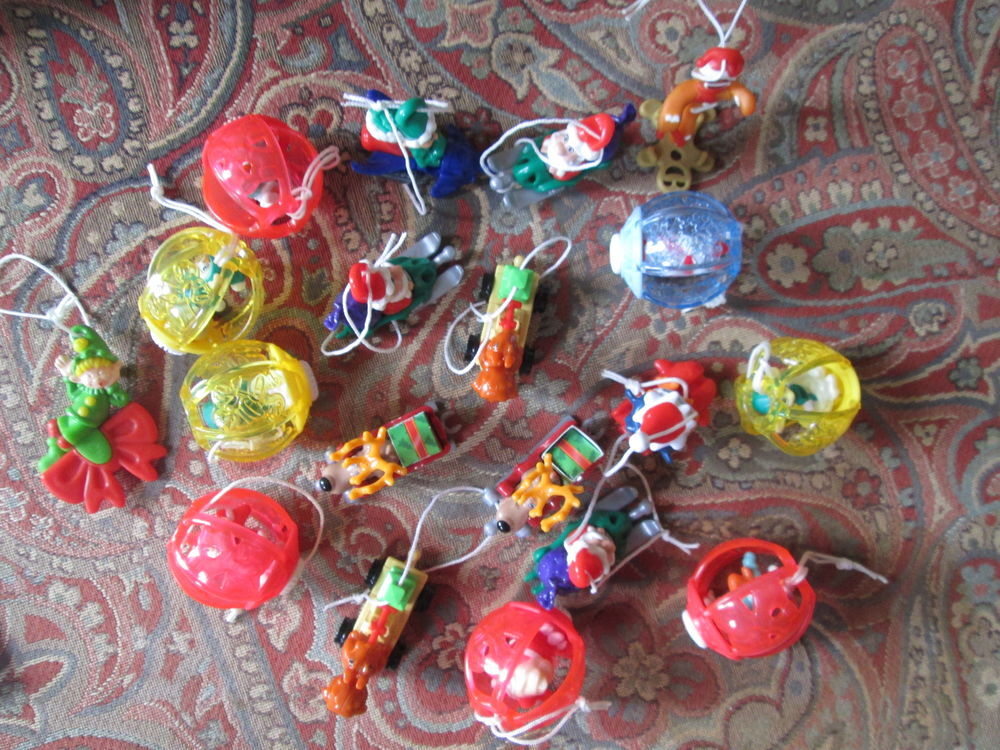 Lot petits objets d&eacute;coratifs de No&euml;l Décoration
