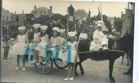 cpa , 72 ,Vibraye ,cavalcade d'autrefois 1954 15 Tours (37)