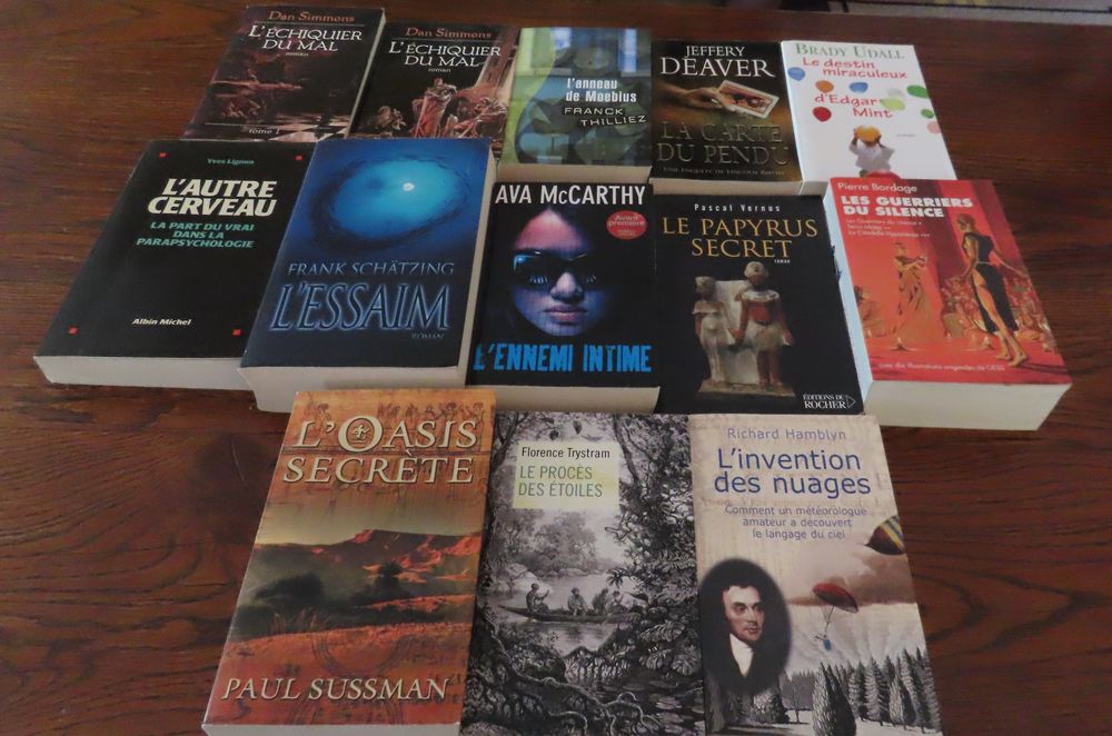 Divers livres de divers auteurs Livres et BD