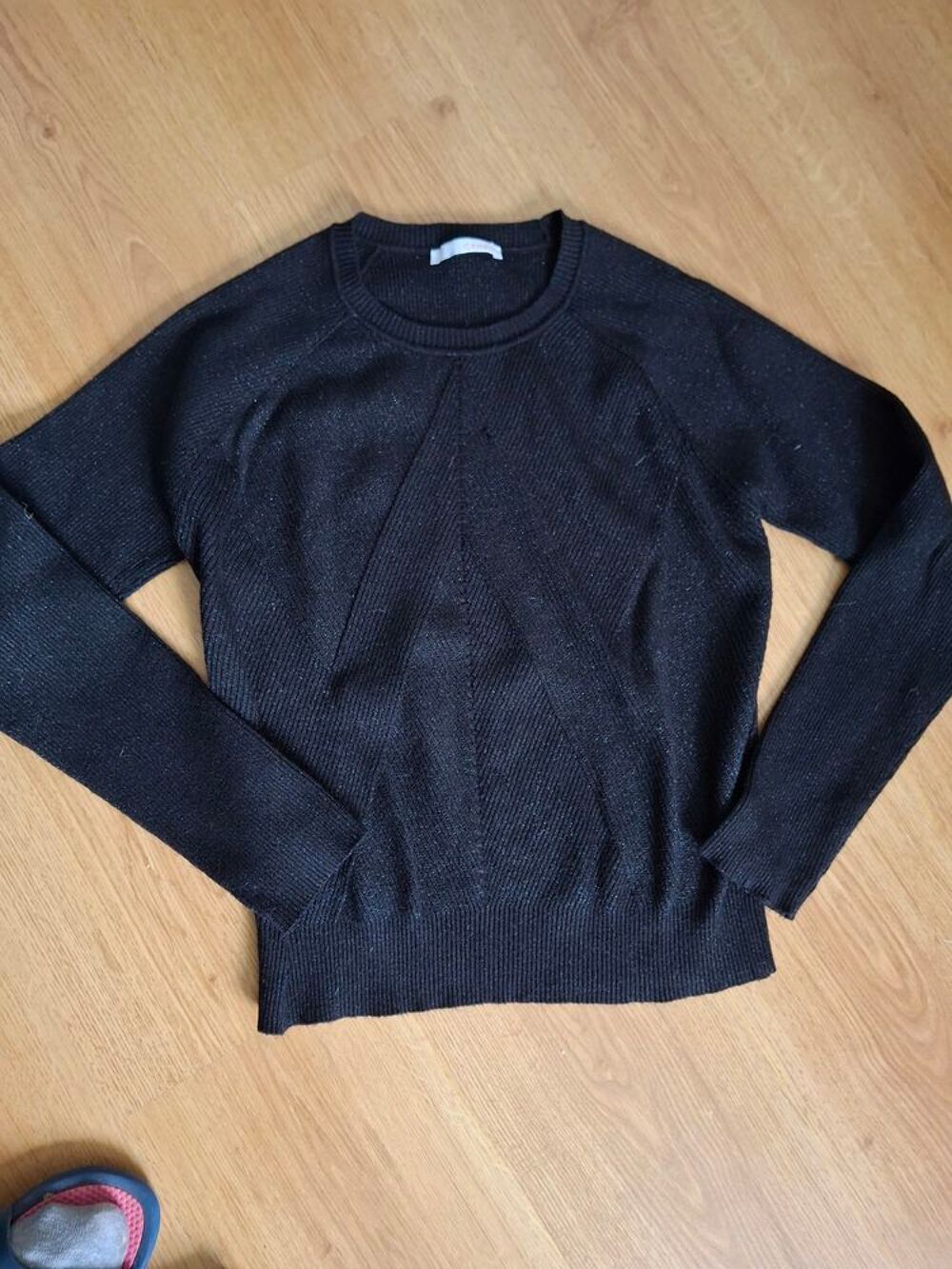 Pull d'&eacute;t&eacute; en coton noir Vêtements