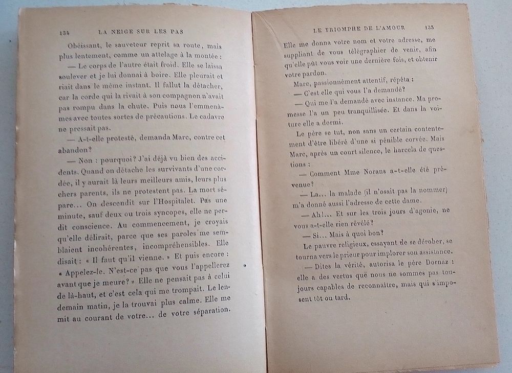 BORDEAUX H. LA NEIGE SUR LES PAS, roman, 1948, BE Livres et BD