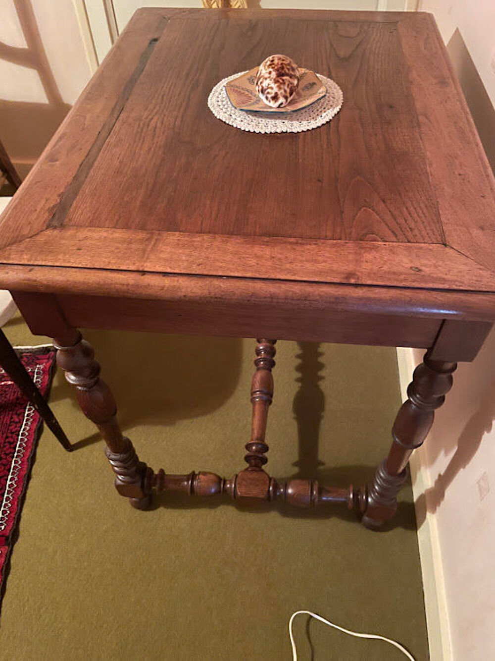 Petite table d'appoint avec tiroir en bois Meubles
