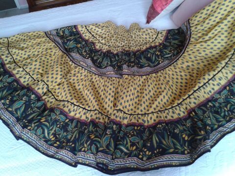 Jupe en tissu provençale vintage 60 Dijon (21)