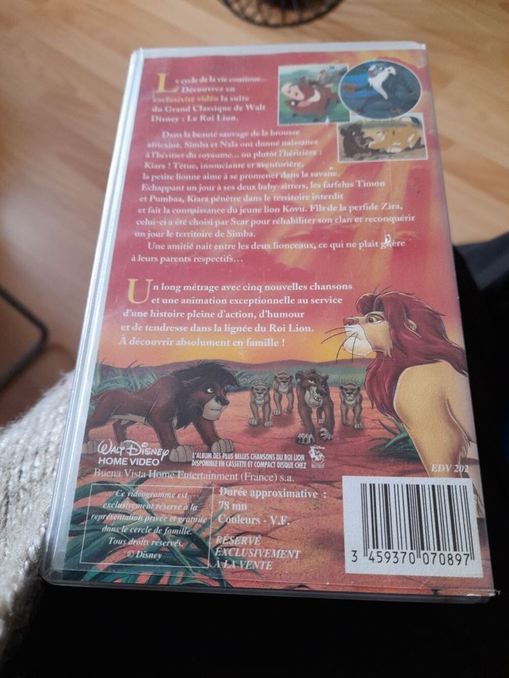 cassette Disney le roi lion II CD et vinyles