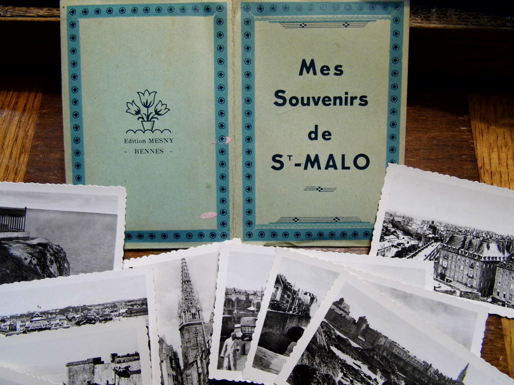 CPA 12 carte postale Mes souvenirs de St Malo photos marine bateaux 