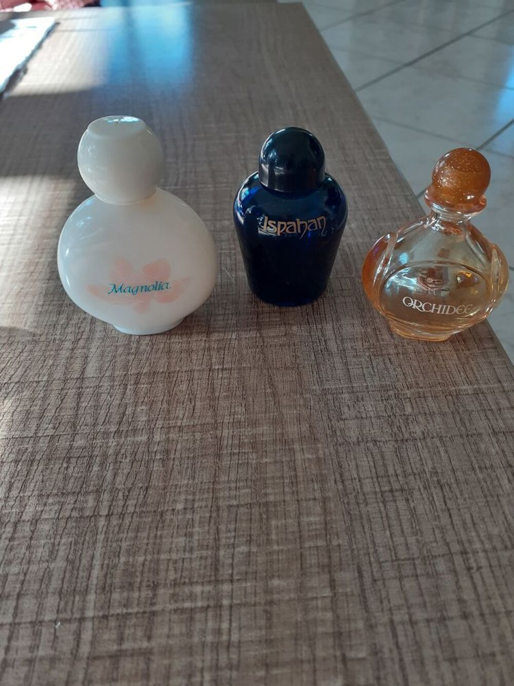 lot de 3 flacons yves rocher miniatures Décoration