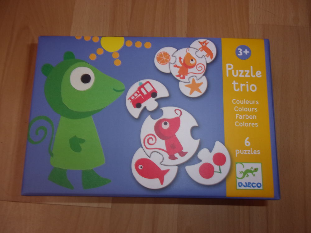Puzzle Trio 6 puzzles de Djeco (Neuf) Jeux / jouets
