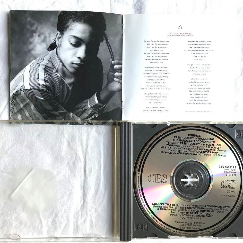 CD Terence Trent D'Arby Introducing The Hardline According CD et vinyles