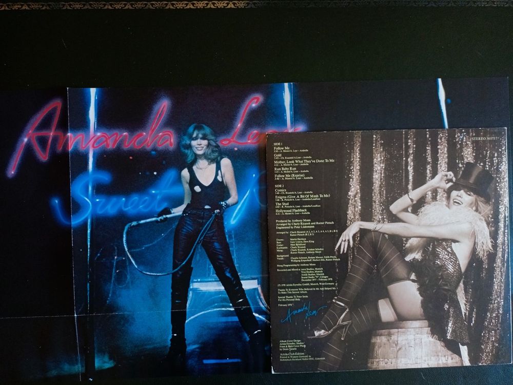 Disques vinyles 33T + Poster, Amanda Lear CD et vinyles