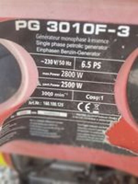  Groupe électrogène MATRIX MX-PG 3010F 