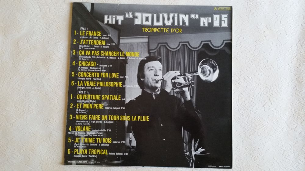 HIT " JOUVIN " N&deg;25 CD et vinyles