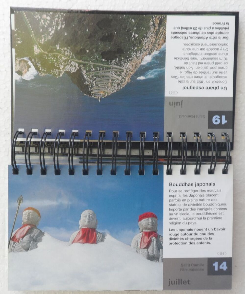 25 ans autour du monde 365 photos G&Eacute;O Fiches reli&eacute;es prot&eacute;g&eacute; Bricolage