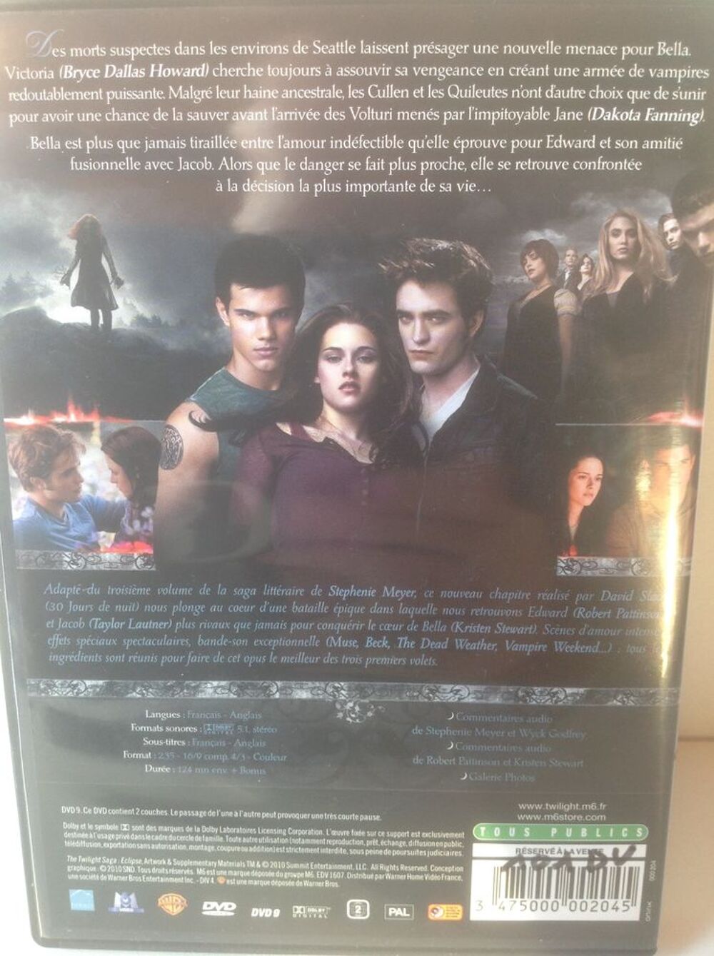 TWILIGHT CHAPITRE 3 H&Eacute;SITATION DVD Envoi Possible
DVD et blu-ray