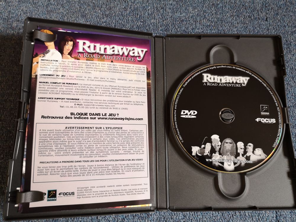 Jeu PC Runaway Consoles et jeux vidéos