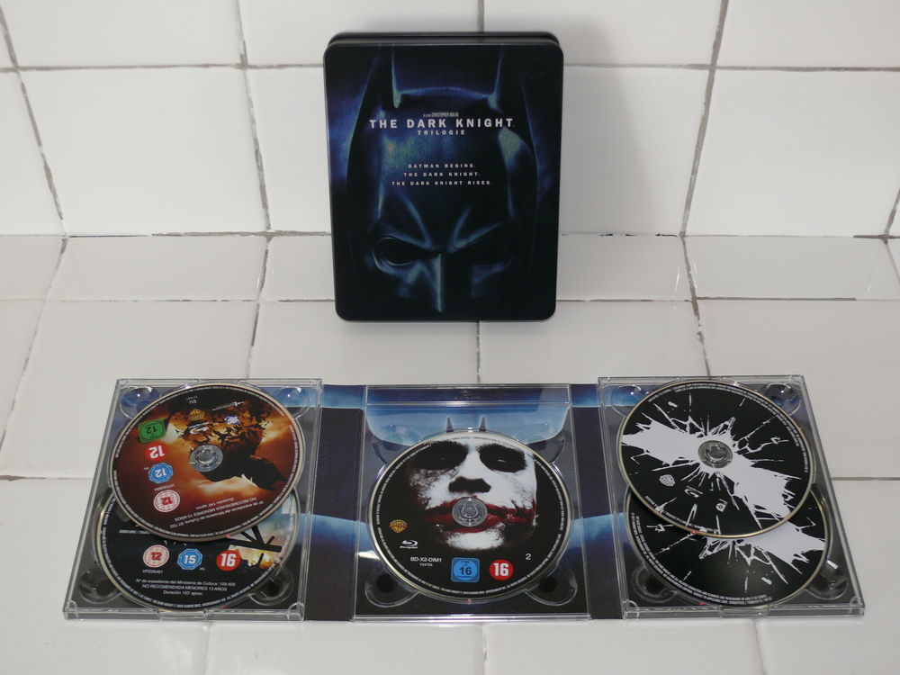 Blu-ray : Trilogie "Batman" DVD et blu-ray