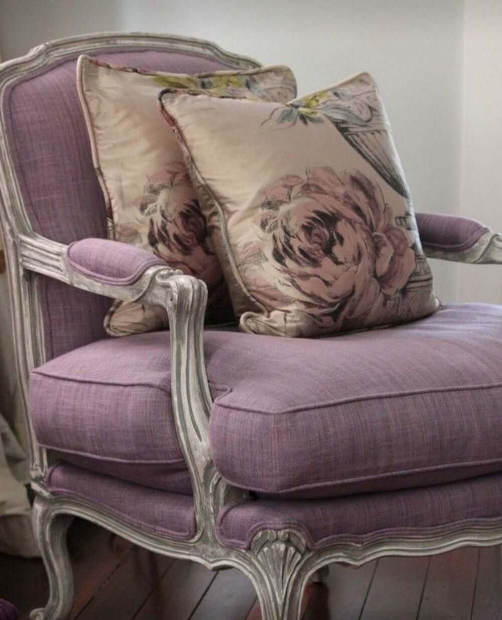 Fauteuil de style remplacement tissu Meubles