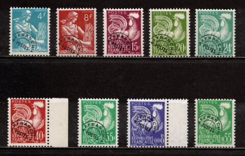 Lot prs moissonneuses et coqs**, superbe 14 Cholet (49)