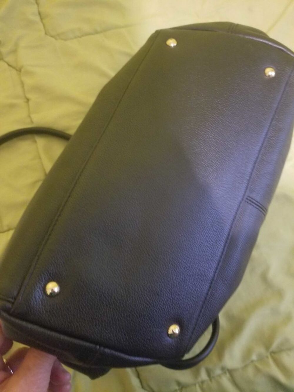 sac cabas cuir noir femme Christian Lacroix Maroquinerie