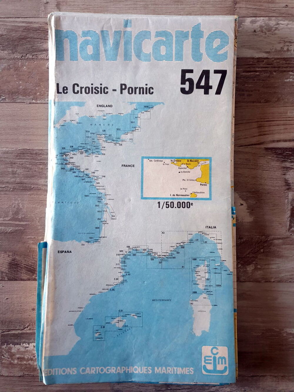 NAVICARTE n&deg;547 ECM Le Croisic/Pornic 
Livres et BD