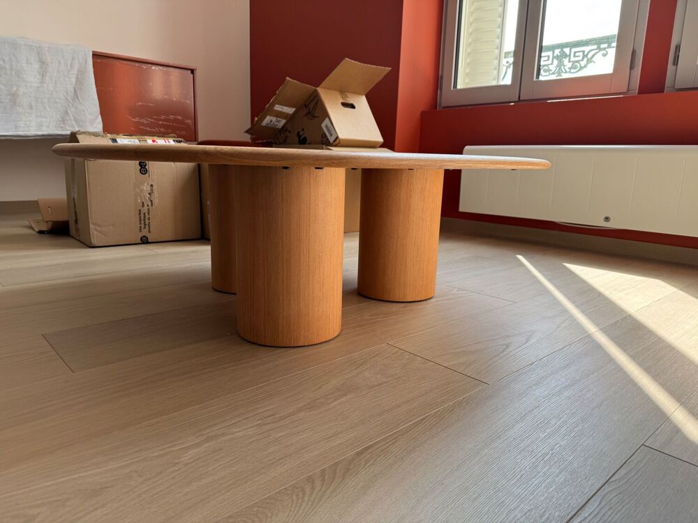 Table basse en ch&ecirc;ne AMPM Meubles