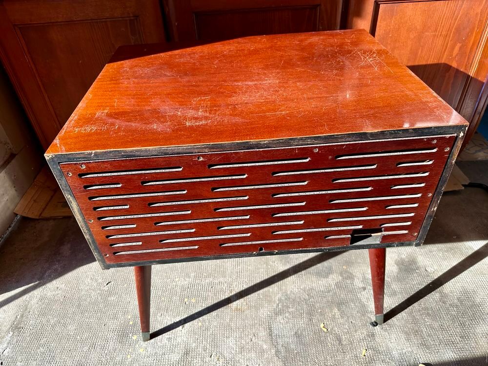 Console bois et dor&eacute; Meubles