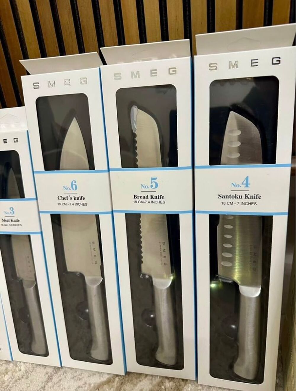 Bloc couteaux Smeg Cuisine