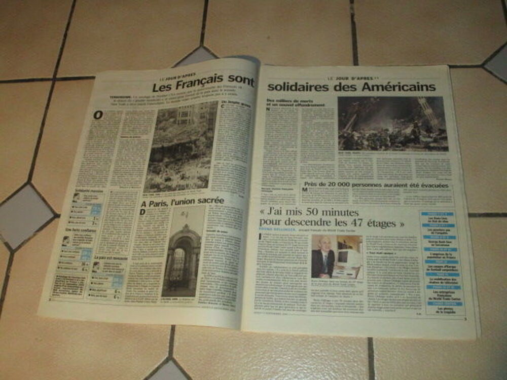 VIEUX PARISIEN NEW YORK 13 SEPTEMBRE 2001 