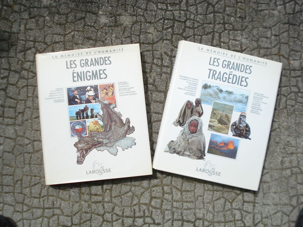 Larousse : Les grandes trag&eacute;dies et Les grandes &eacute;nigmes Livres et BD