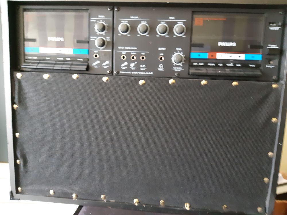 SONO PHILIPS Double Cassettes + prise pour guitare Audio et hifi